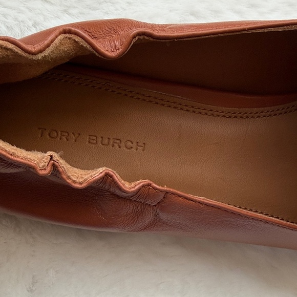 NIB Tory Burch Mini Benton Charm Leather Loafer Aged Camello size 11 - Picture 5 of 12